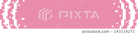 Pixel Frame Border Retro Raster Pattern Pixel Frame Border Retro Raster Pattern 143114271
