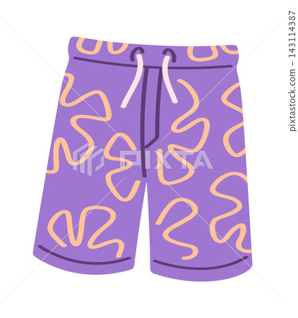 Shorts Beachwear Patterned Trunks Cartoon Style Shorts Beachwear Patterned Trunks Cartoon Style 143114387