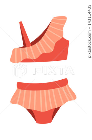 Bikini With Ruffle Skirt Swimwear Set Bikini With Ruffle Skirt Swimwear Set 143114435