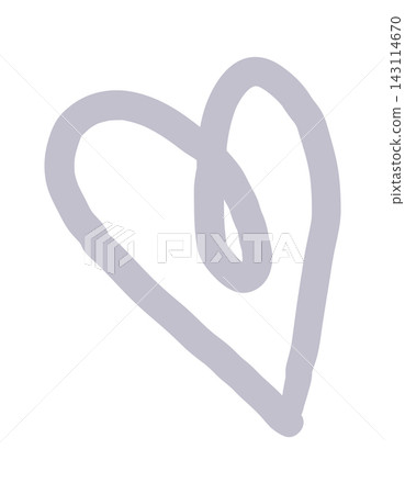 Heart Doodle Outline Sketch Line Art Heart Doodle Outline Sketch Line Art 143114670