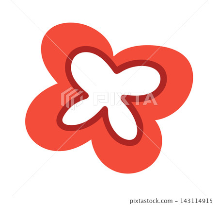 Red Bell Pepper Slice Logo Mark 143114915