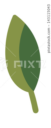 Leaf Minimal Stem Silhouette Symbol 143115043