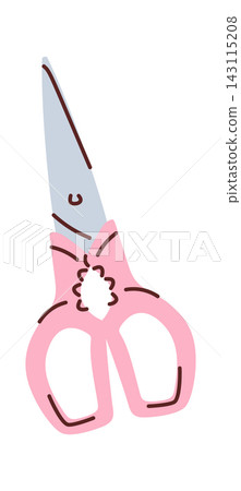 Scissor Cutting Tool Hand Drawn Doodle Scissor Cutting Tool Hand Drawn Doodle 143115208