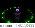 Artificial intelligence brain chip connecting neural network. 3d render 143115433
