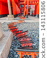 Small votive torii gates lined up at Anamori Inari Shrine (Ota Ward, Tokyo) 143115806