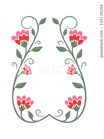 Frame Floral Border Art Nouveau Frame Floral Border Art Nouveau 143116204