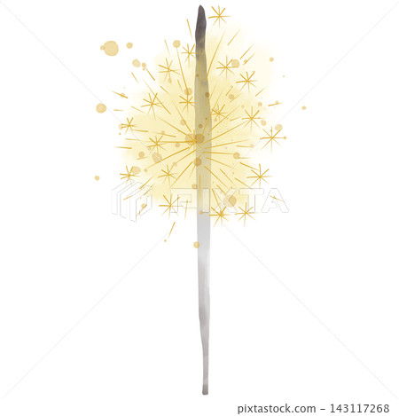 Watercolor sparkler birthday candle, hand drawn pastel celebration firework candle for party cake decoration, png clipart on transparent background Watercolor sparkler birthday candle, hand drawn pastel celebration firework candle for party cake decoration, png clipart on transparent background 143117268
