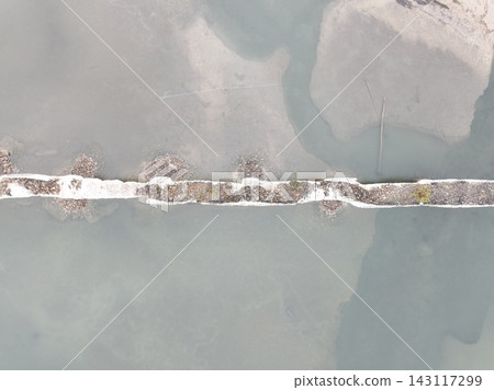 從北海道陶州別川大橋上看到的景色(無人機空拍) 從北海道陶州別川大橋上看到的景色(無人機空拍) 143117299