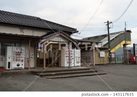 Bantan Line: In front of Amachi Station (Ichikawa Town, Kanzaki District, Hyogo Prefecture) Bantan Line: In front of Amachi Station (Ichikawa Town, Kanzaki District, Hyogo Prefecture) 143117635