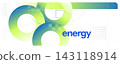 Dynamic and Creative Background in Technology Concept with Circle Shapes in Gradient Color. For Technology and Creative Event Banner Design 143118914
