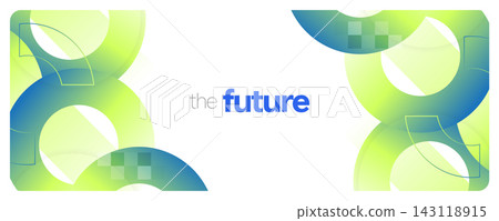Modern and Clean Technology Background with Circular Shapes in Gradient Color on White Background Modern and Clean Technology Background with Circular Shapes in Gradient Color on White Background 143118915