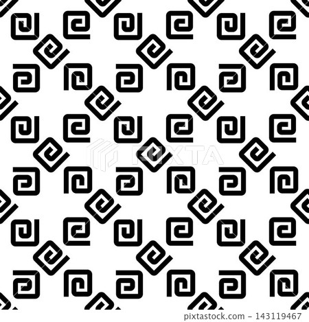 Seamless pattern with black E letter(texture 9) 143119467