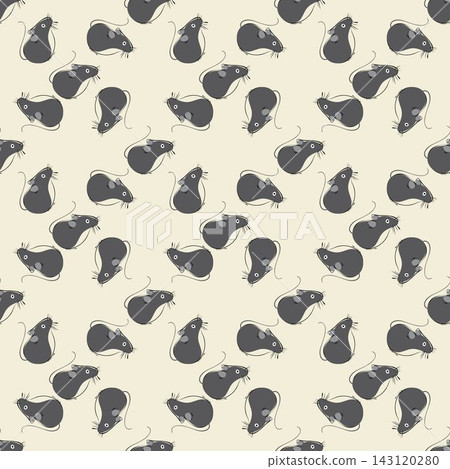 Seamless pattern with black mice(texture9) Seamless pattern with black mice(texture9) 143120280
