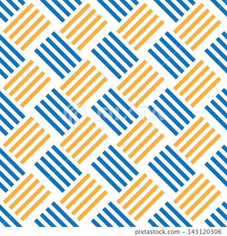 Seamless pattern with orange and blue stripes (6) 143120306