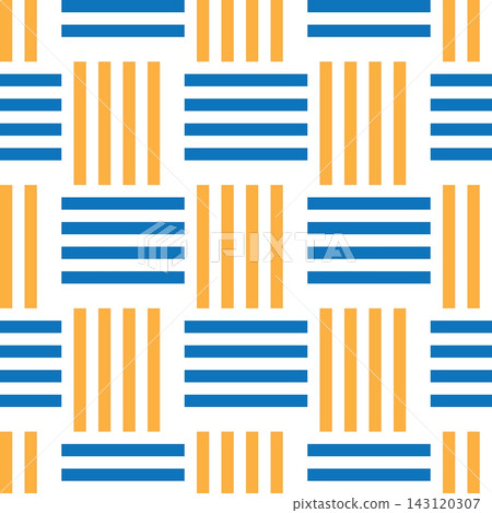 Seamless pattern with orange and blue stripes (7) Seamless pattern with orange and blue stripes (7) 143120307