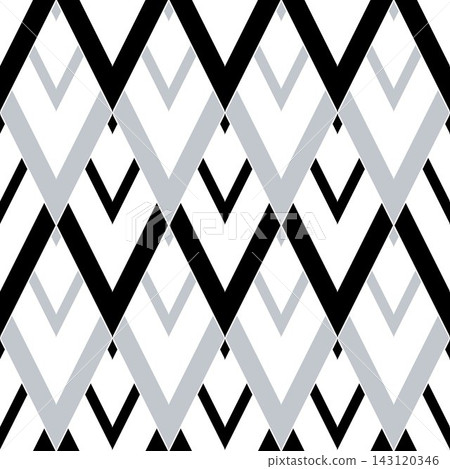 Seamless texture with black and silver gray bands (8) 143120346