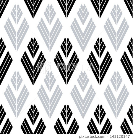 Seamless texture with black and silver gray bands (9) Seamless texture with black and silver gray bands (9) 143120347