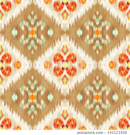 Hand-drawn Seamless Warm Ochre Tile Pattern for Traditional Upholstery Fabric Wallpaper Print Hand-drawn Seamless Warm Ochre Tile Pattern for Traditional Upholstery Fabric Wallpaper Print 143121930