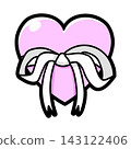 Ribbon and Heart 143122406