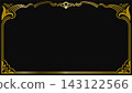 Retro Art Deco style frame 07, 16:9 aspect ratio (gold) 143122566