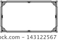 Retro Art Deco style frame 09, 16:9 aspect ratio (black) 143122567