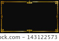 Retro Art Deco Frame 15 (Gold) 143122573