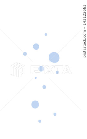 Blue polka dot illustration Blue polka dot illustration 143122663