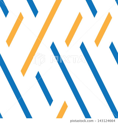 Oblique orange and blue lines Oblique orange and blue lines 143124664