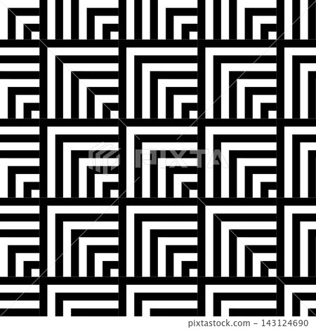 Seamless pattern with black lines 143124690