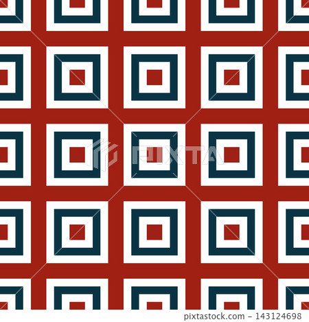 Seamless pattern with colored squares(red and green) 143124698
