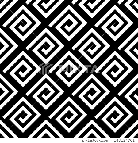 Seamless pattern with geometric forms 143124701