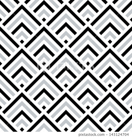 Seamless pattern with oblique black and silver gray lines Seamless pattern with oblique black and silver gray lines 143124704