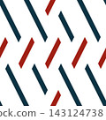 Slanting colored stripes pattern vector 143124738