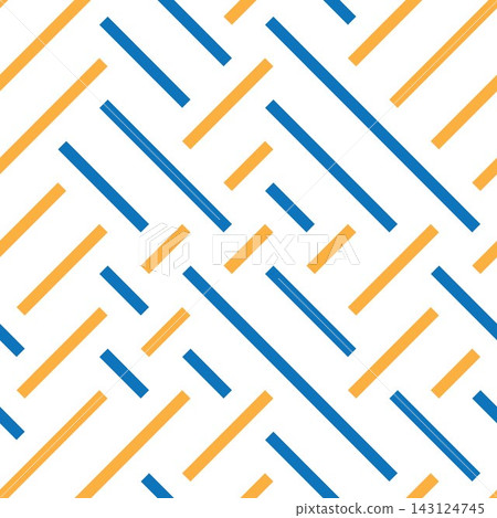 Texture with orange and blue bands 143124745