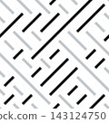 Zigzag black and silver gray segments 143124750