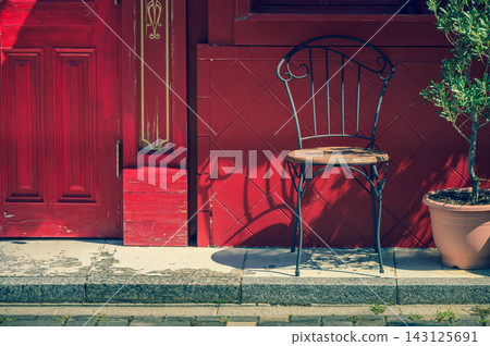 Fashionable storefront Fashionable storefront 143125691