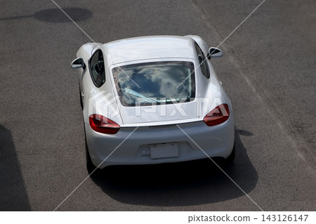 German-made white sports car German-made white sports car 143126147