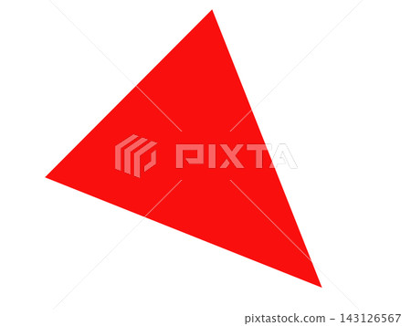 Red triangle illustration Red triangle illustration 143126567