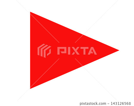 Red triangle illustration Red triangle illustration 143126568