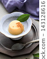 Steamed pudding made in a bamboo steamer 143128616