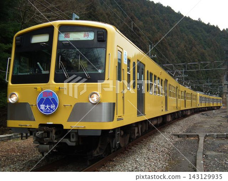 西武鐵道新開通的 101 系列列車,由 271F 和 287F 兩組車廂組成,作為特別包車列車的一部分,駛入西阿古野站。 西武鐵道新開通的 101 系列列車,由 271F 和 287F 兩組車廂組成,作為特別包車列車的一部分,駛入西阿古野站。 143129935