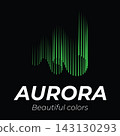 Aurora logo design illustrations 143130293