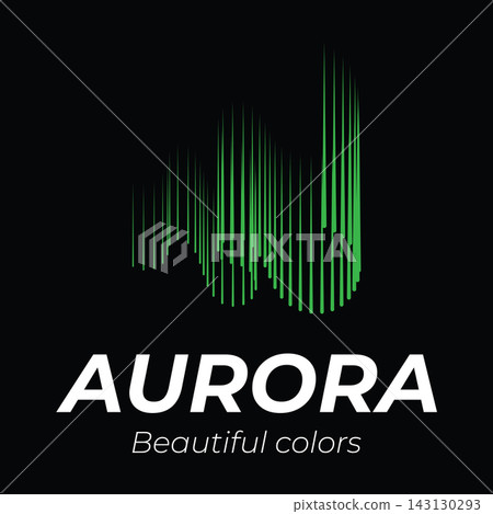 Aurora logo design illustrations Aurora logo design illustrations 143130293
