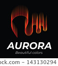 Aurora logo design illustrations 143130294