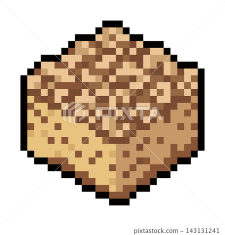 Delicious Pixel Coffee Cake Bakery Slice Delicious Pixel Coffee Cake Bakery Slice 143131241