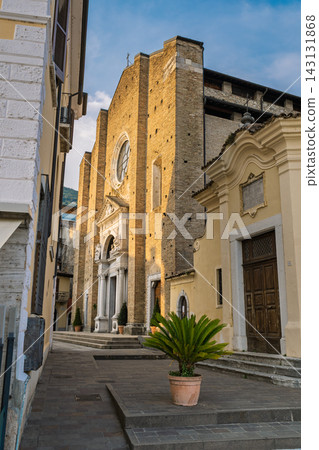 Duomo di Salo cathedral facade on Lake Garda in Lombardy Italy Duomo di Salo cathedral facade on Lake Garda in Lombardy Italy 143131868