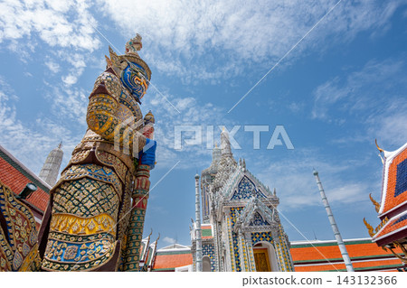Wat Phra Kaew (Emerald Buddha Temple), Bangkok, Thailand Wat Phra Kaew (Emerald Buddha Temple), Bangkok, Thailand 143132366