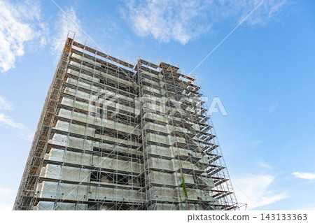 Condominium construction site Condominium construction site 143133363