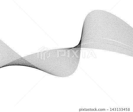 Abstract background illustration with gray wavy lines 143133458