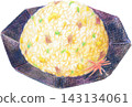 Illustration of fried rice (hand-drawn style) 143134061